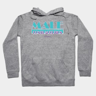 Male Birth Control - 1980s Retro Style Hoodie